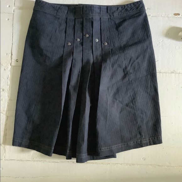 Armani exchange denim high low mini skirt size 2 - Picture 2 of 5